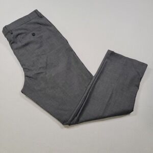 Daniel Cremieux Signature Collection Men's Dress Pants 42x32 Gray Wool Blend